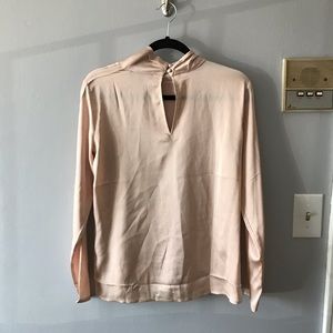Banana Republic Silk Turtleneck/Mock Neck Top